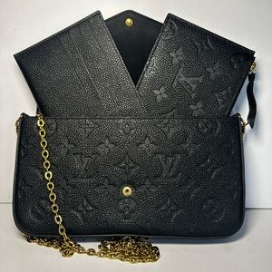 Louis Vuitton Félicie Pochette Monogram Empreinte leather